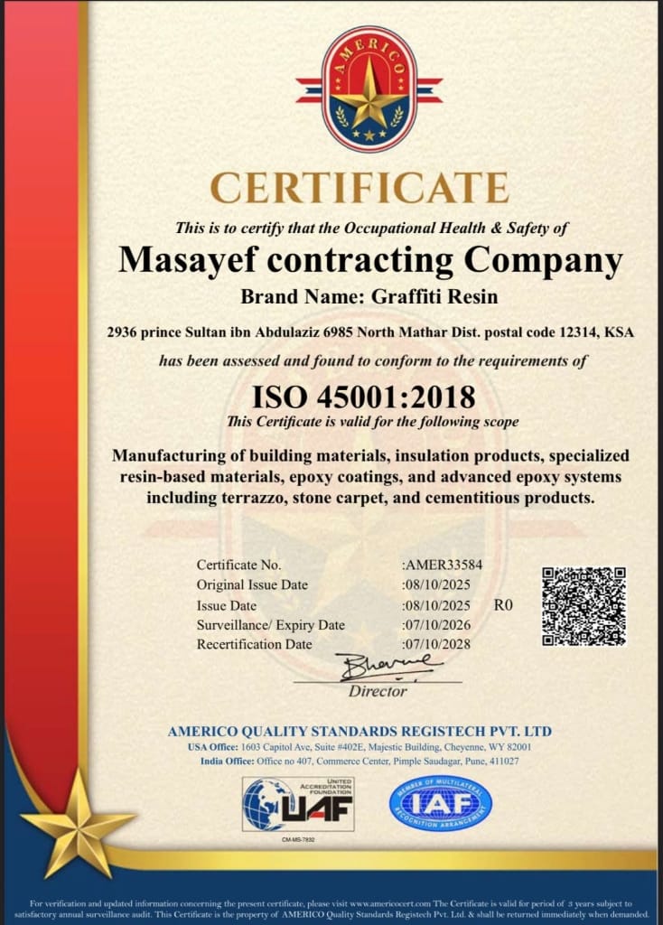 ISO 45001:2018 Certificate